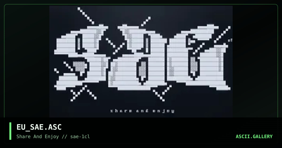 EU_SAE.ASC, by ellus, 2000
