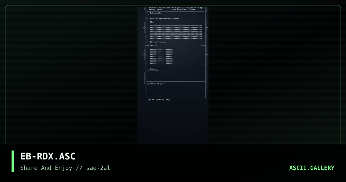 EB-RDX.ASC, by eboy, 2000