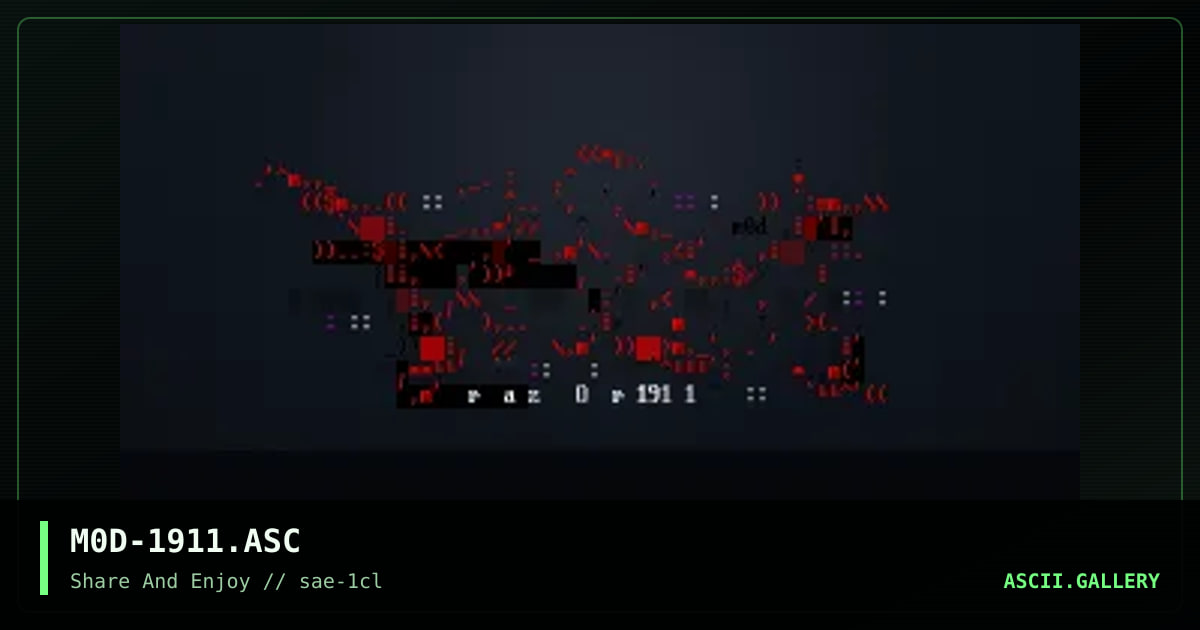 M0D-1911.ASC, by m0dium, 2000