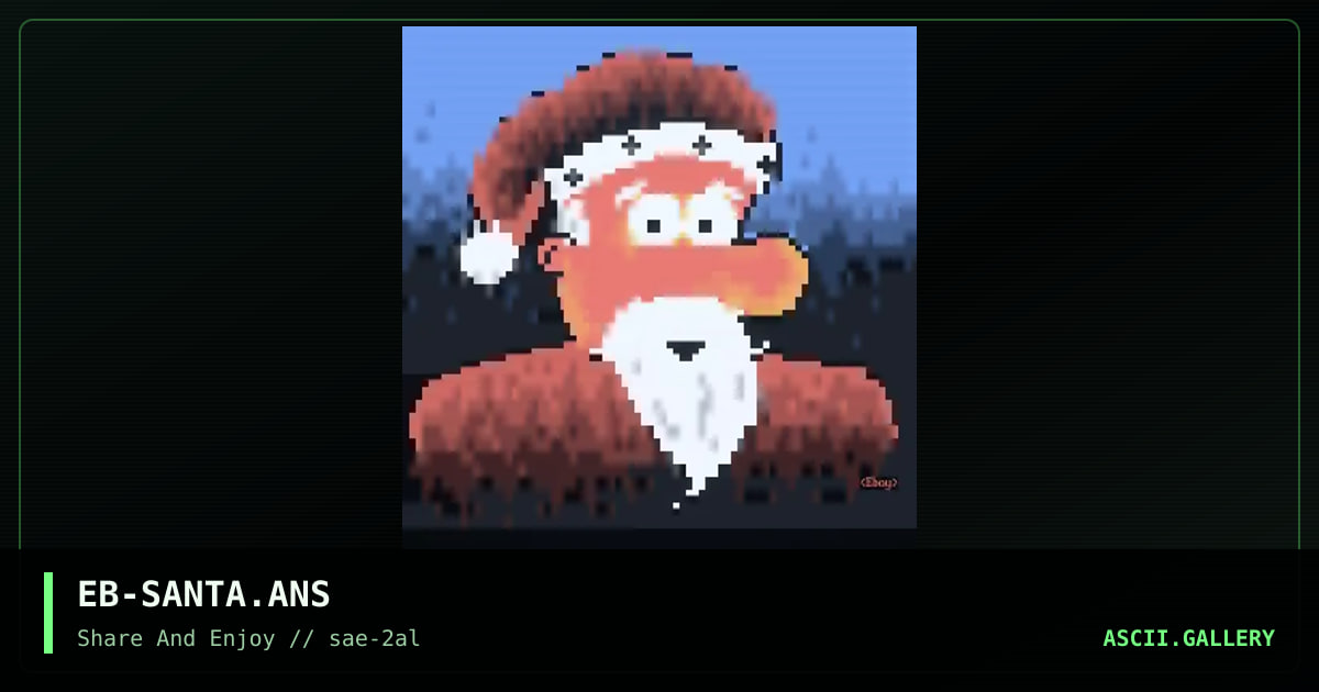 EB-SANTA.ANS, by eboy, 2000