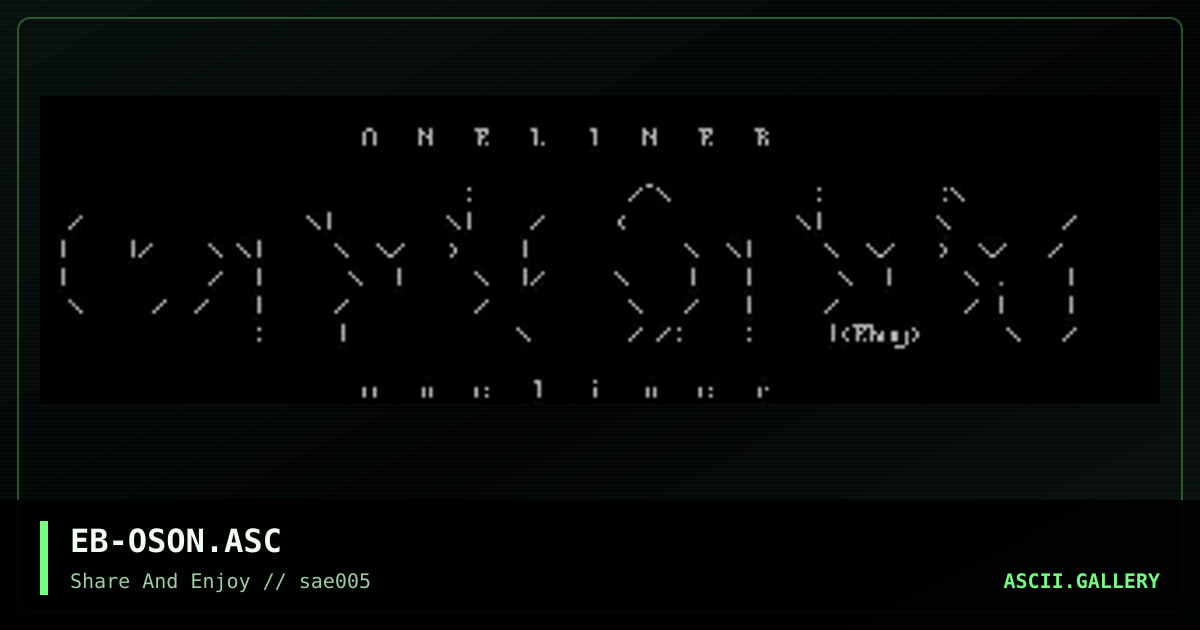 EB-OSON.ASC, by eboy, 2001