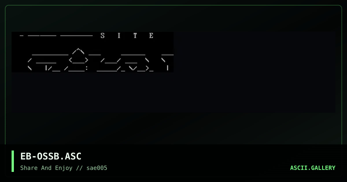 EB-OSSB.ASC, by eboy, 2001