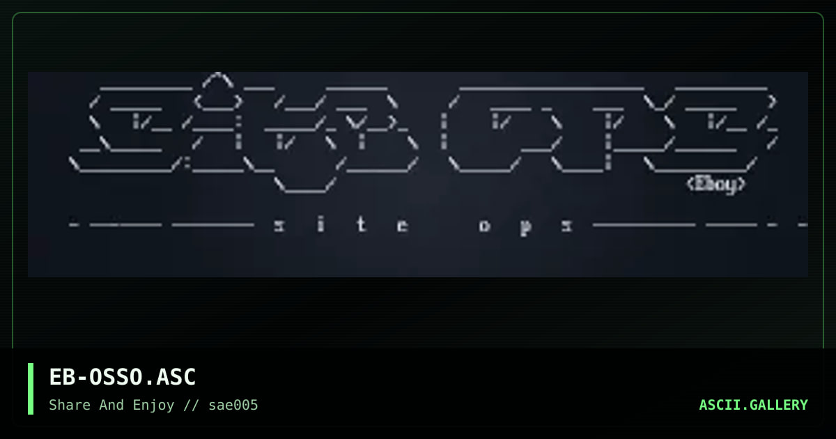 EB-OSSO.ASC, by eboy, 2001