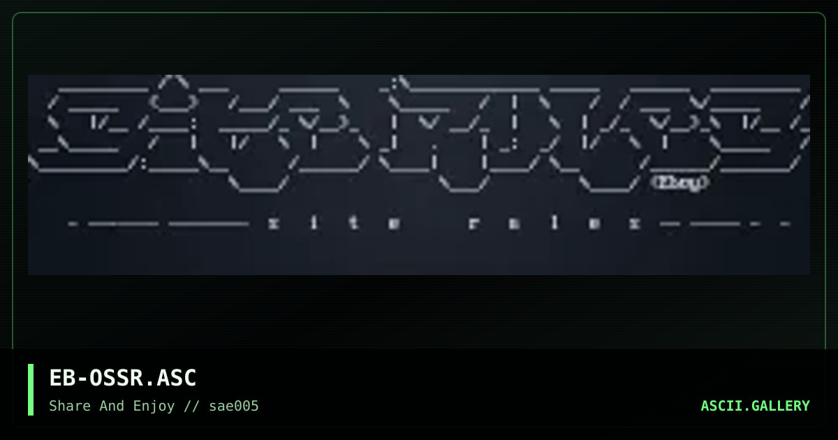 EB-OSSR.ASC, by eboy, 2001