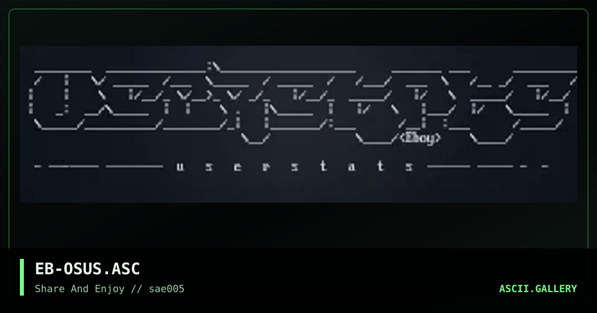EB-OSUS.ASC, by eboy, 2001