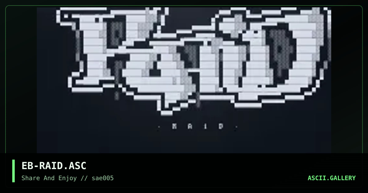 EB-RAID.ASC, by eboy, 2001
