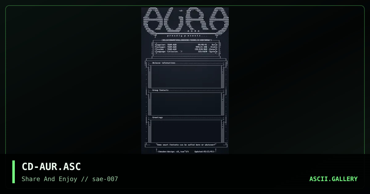 CD-AUR.ASC, by cd_, 2001