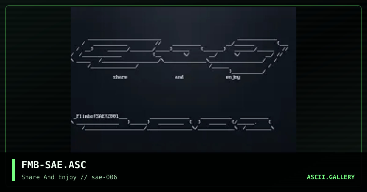 SAE Logooooooooo, by flimbo, 2001