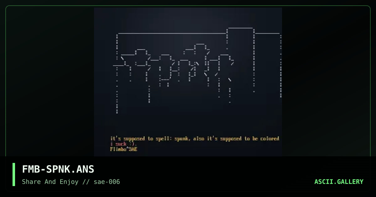 FMB-SPNK.ANS, by flimbo, 2001