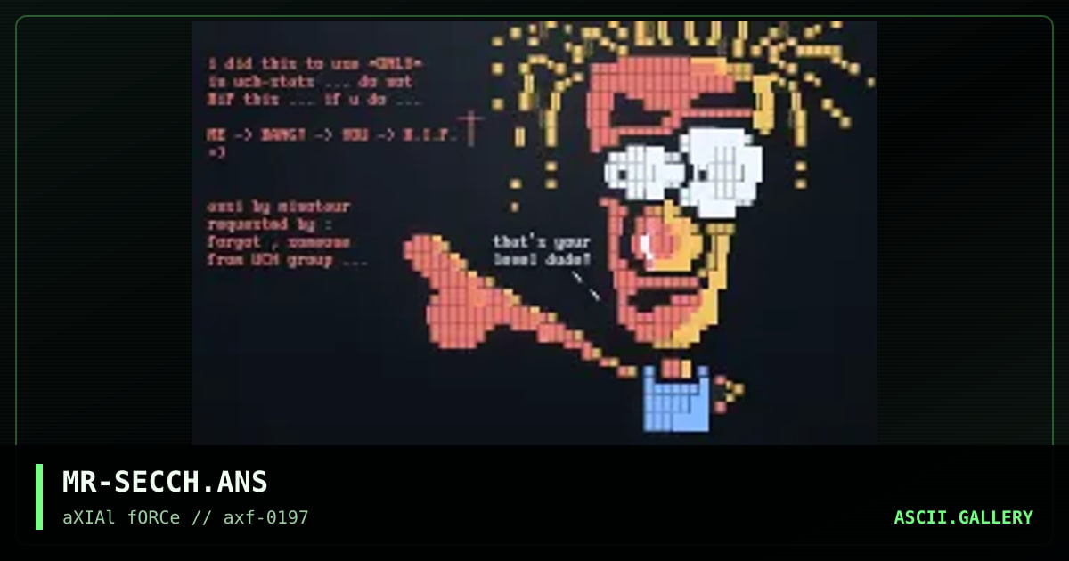 uch security check ansi, by minotaur, 1997