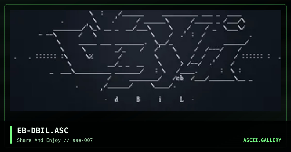 EB-DBIL.ASC, by eboy, 2001