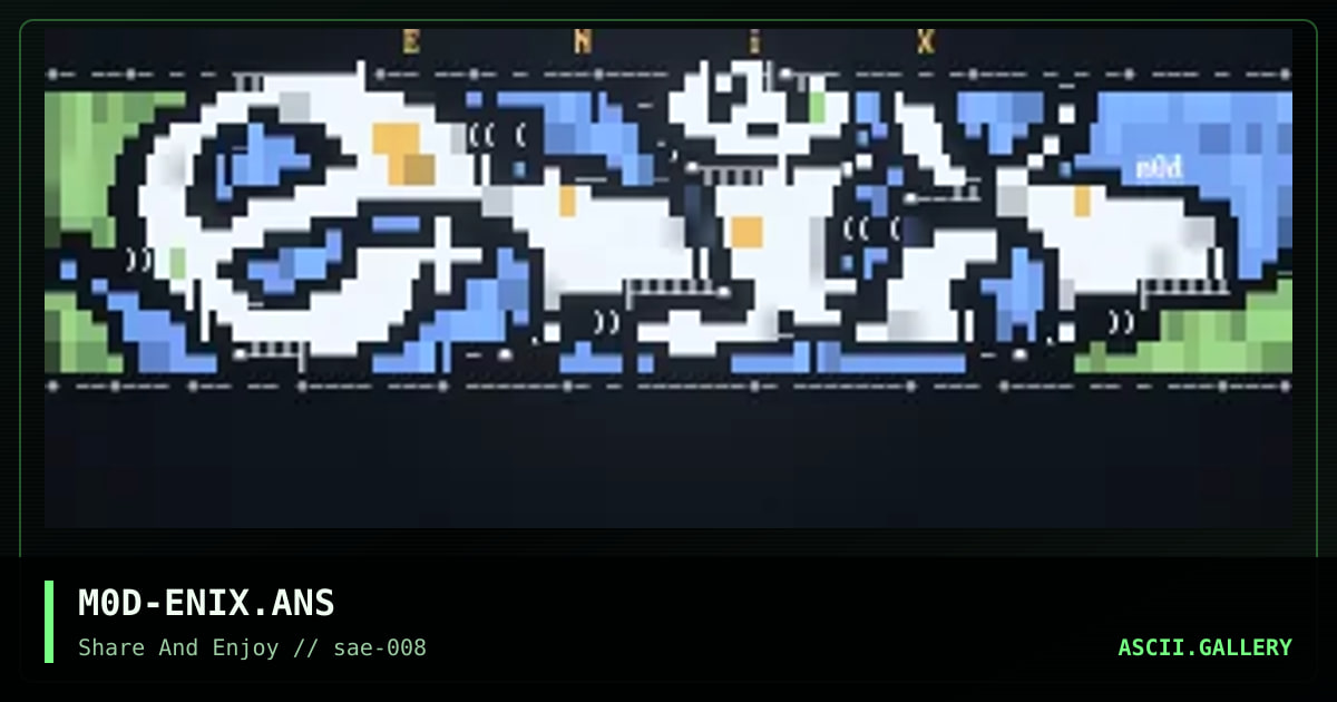 M0D-ENIX.ANS, by m0dium, 2001