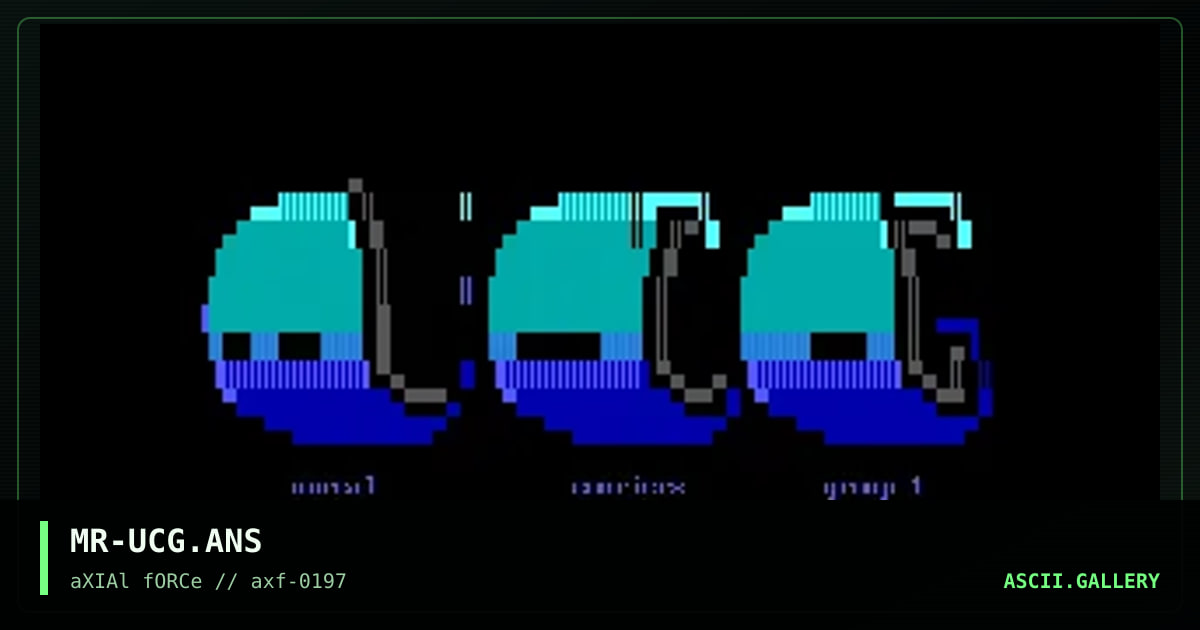 MR-UCG.ANS, by minotaur, 1997