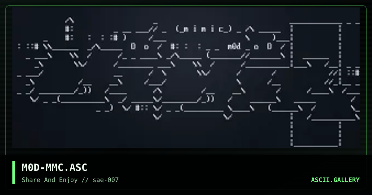 M0D-MMC.ASC, by m0dium, 2001