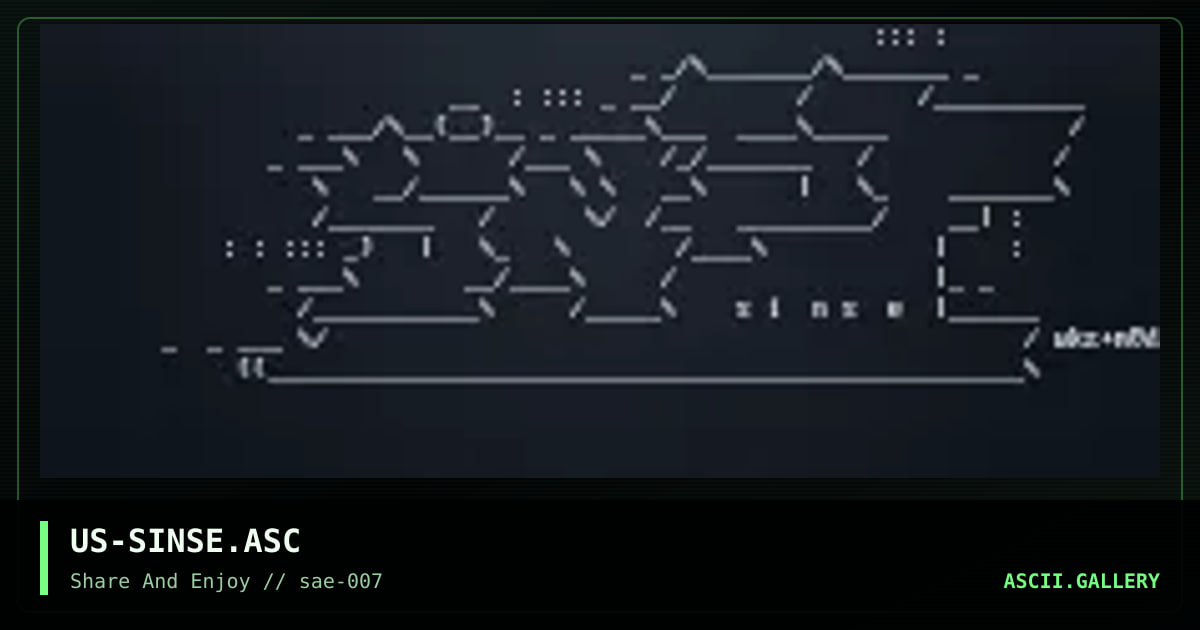 US-SINSE.ASC, by m0dium, wkz, 2001