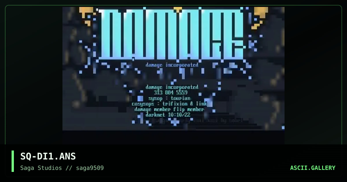 Damage Incorporated, by sobriquet, 1995