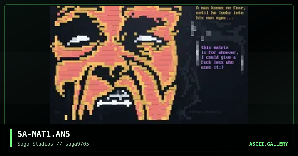 Matrix, by stone amnesia, 1997
