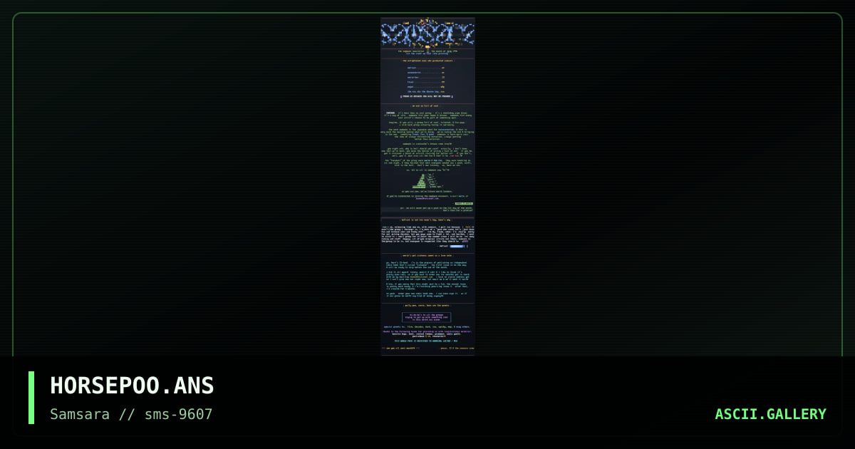 The Samsara Newsletter, by untagged, 1996