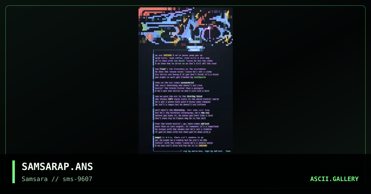 The Samsarap!@, by eerie, defiant, 1996