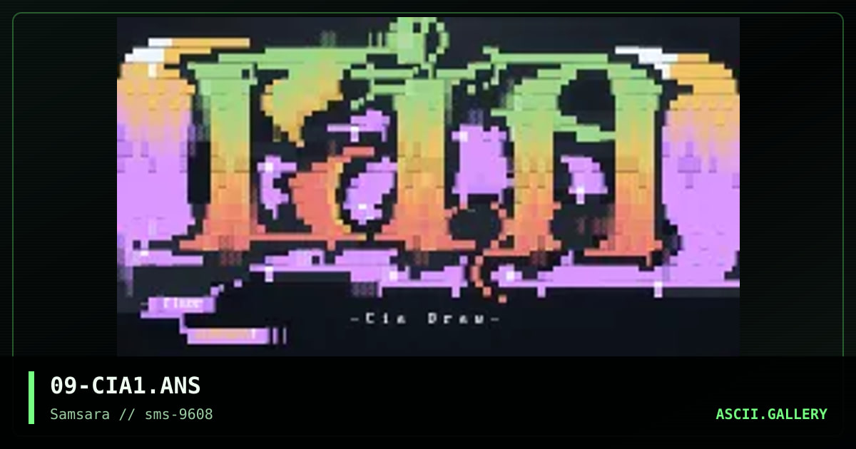 CIA DRAW, by fluor, 1996