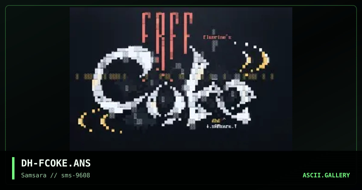 FREE COKE, by diehard, 1996