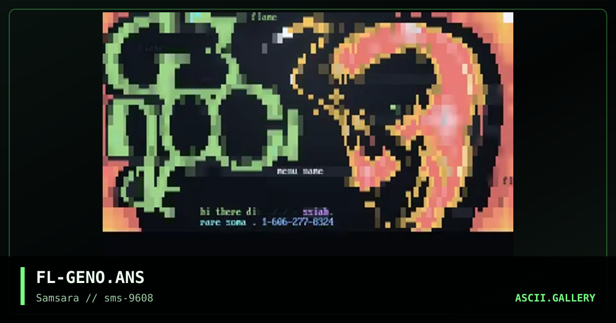 GENOCIDE, DIEBYMYCIDE ::, by flame, 1996