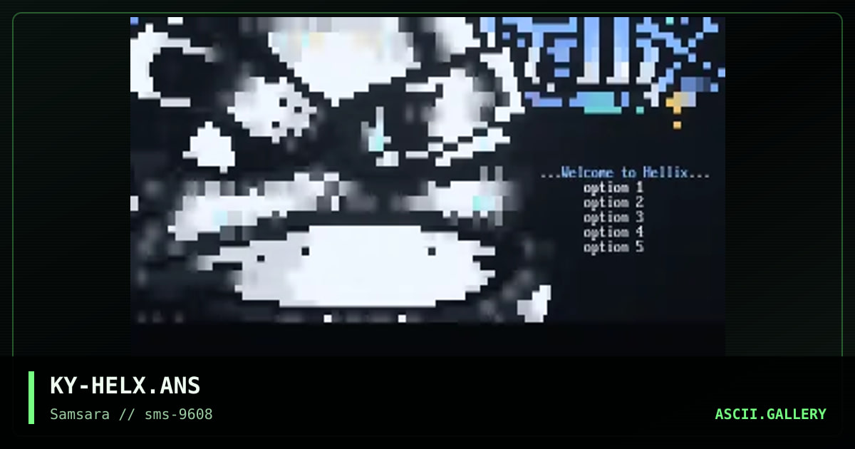 HELLIX, by kid krylon, 1996