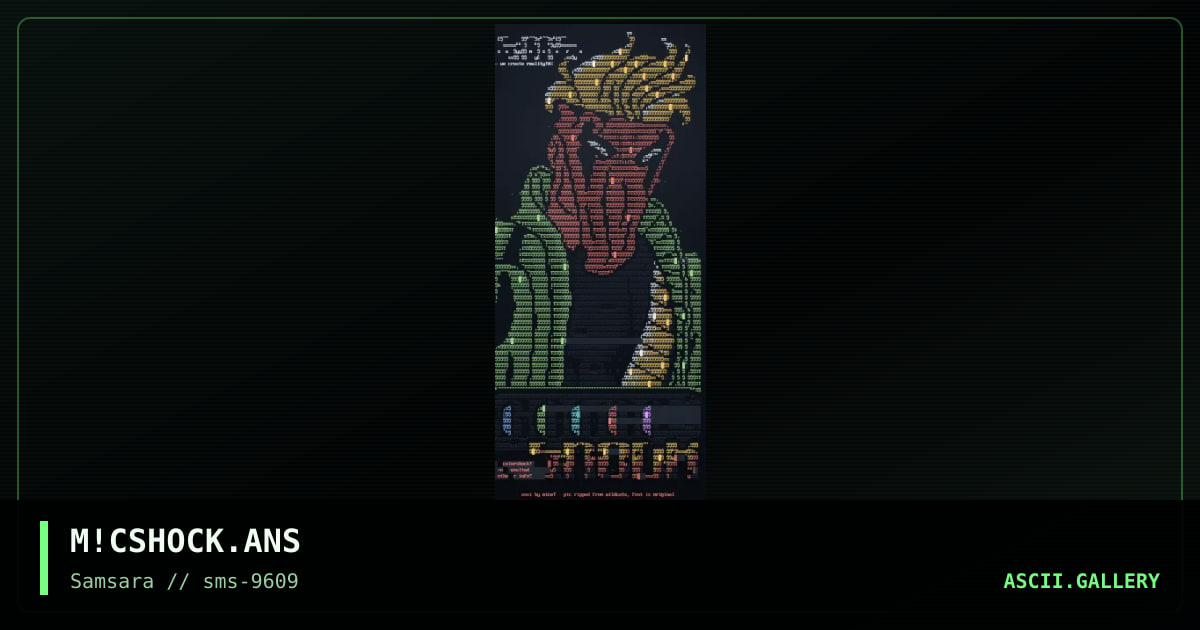 Color Shock, by mice, 1996