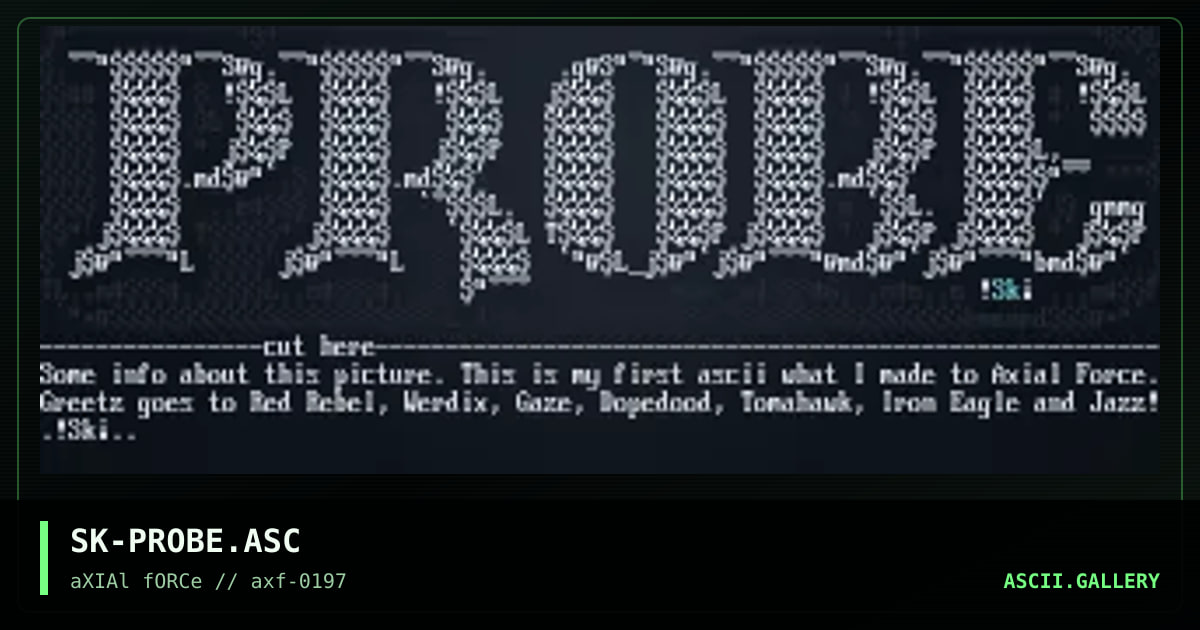 SK-PROBE.ASC, by skyknight, 1997