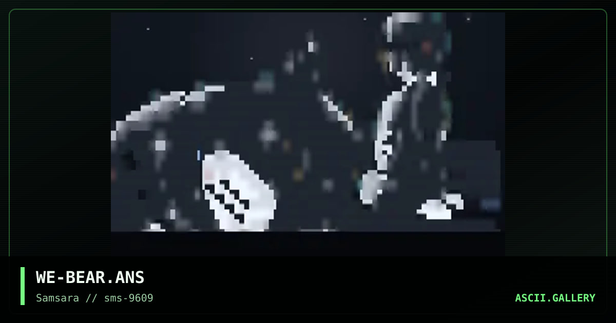 Until you run out of symbols, by numb, eerie, 1996