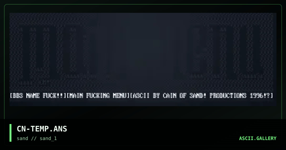 CN-TEMP.ANS, by cain, 1996