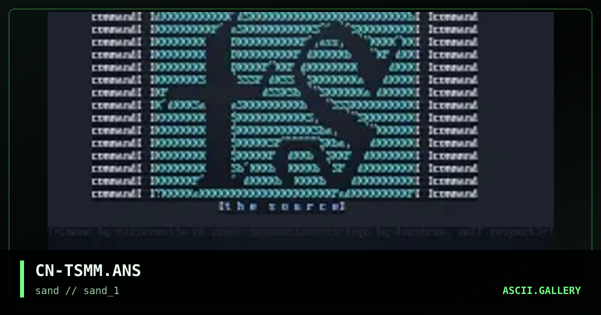 CN-TSMM.ANS, by cain, 1996
