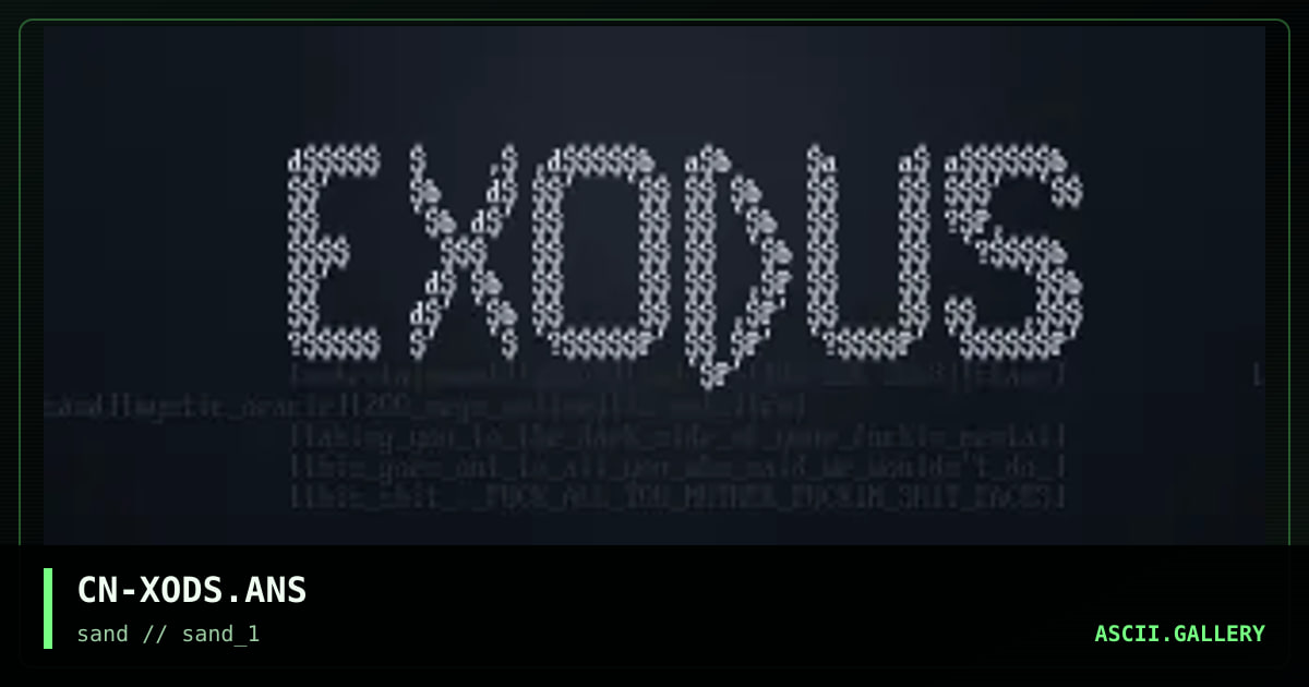 CN-XODS.ANS, by cain, 1996