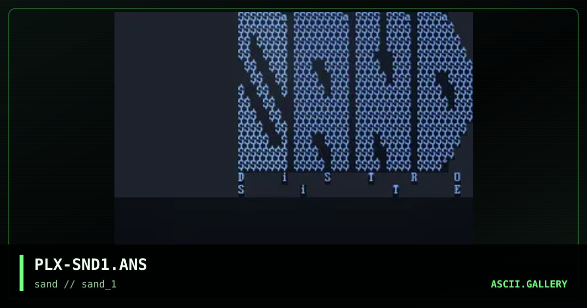 PLX-SND1.ANS, by plexus, 1996