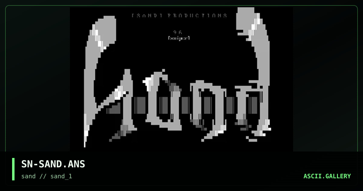 SN-SAND.ANS, by sniper, 1996