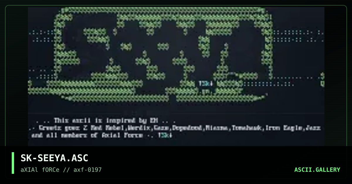 SK-SEEYA.ASC, by skyknight, 1997