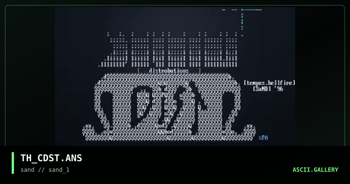 TH_CDST.ANS, by tempus hellfire, 1996