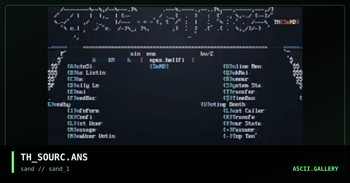 TH_SOURC.ANS, by tempus hellfire, 1996