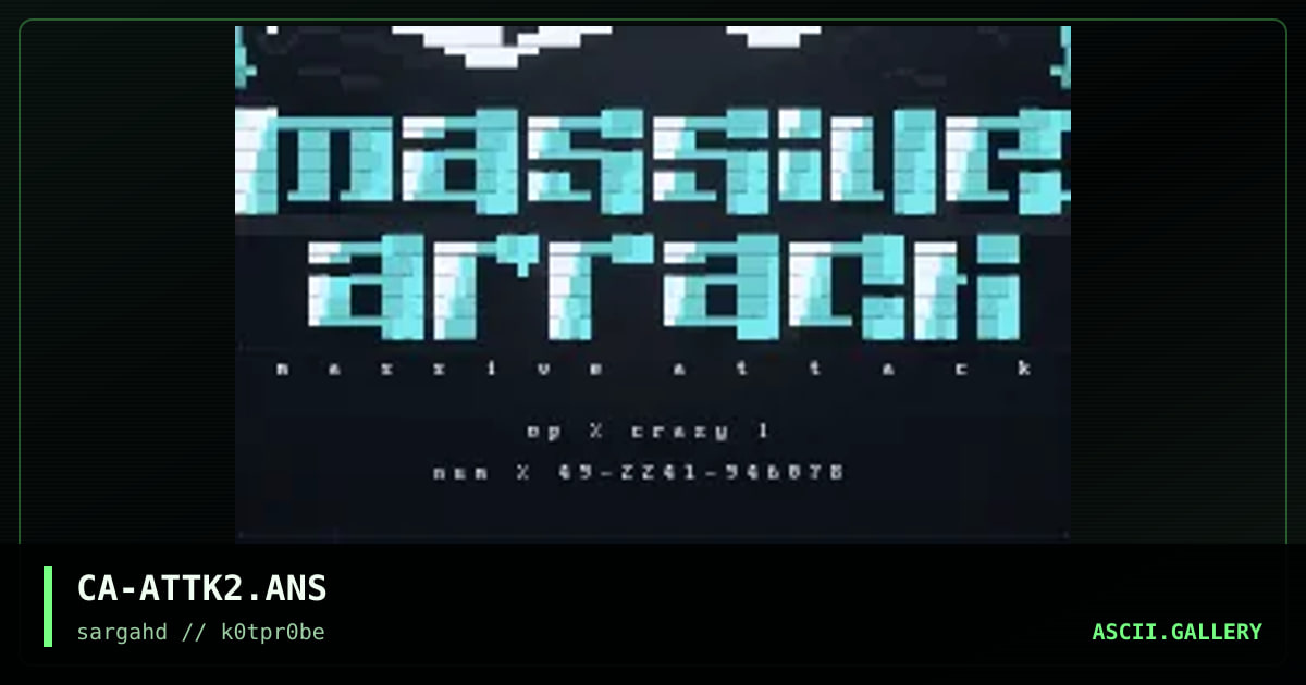 massive attack! #2, by caynan, 1996
