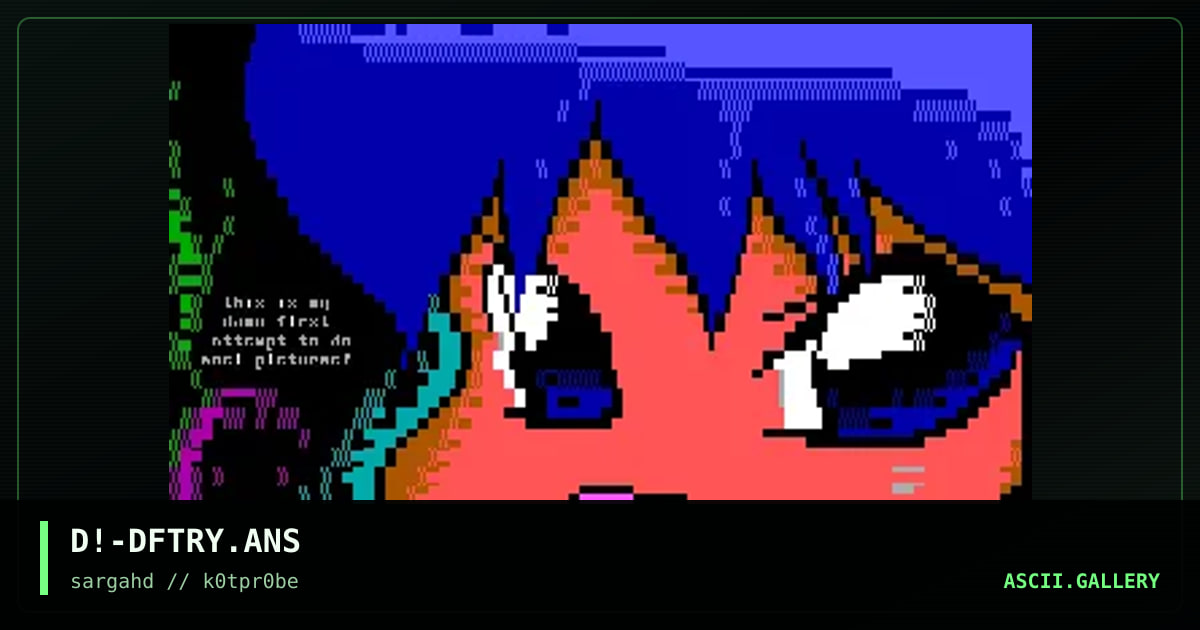 damn first try, by desert, 1996
