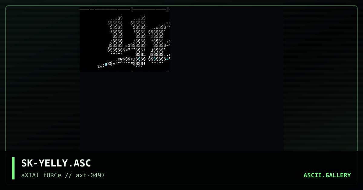 YELL!!, by skyknight, 1997
