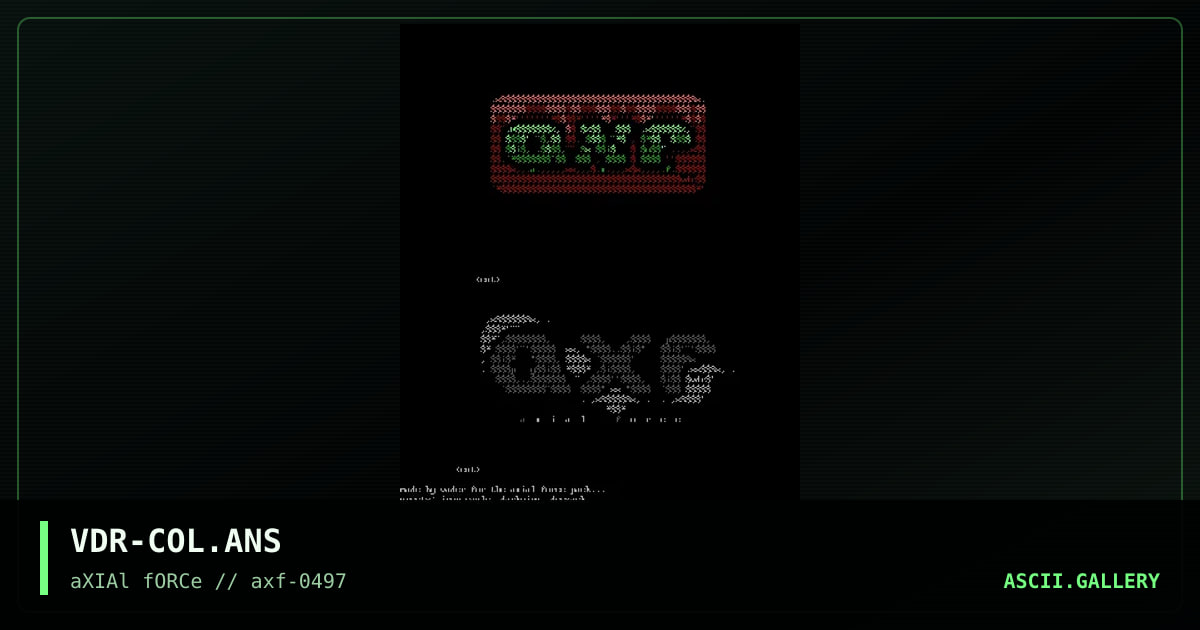 VDR-COL.ANS, by vader-sweden, 1997