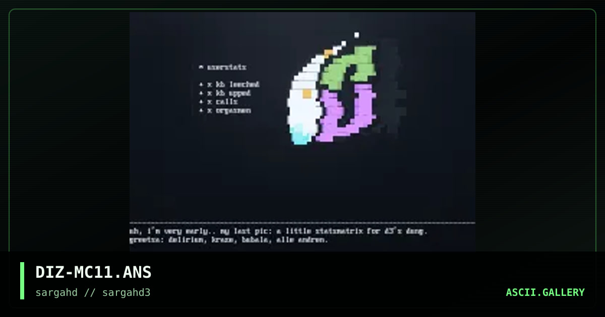 dung status, by dizman, 1997