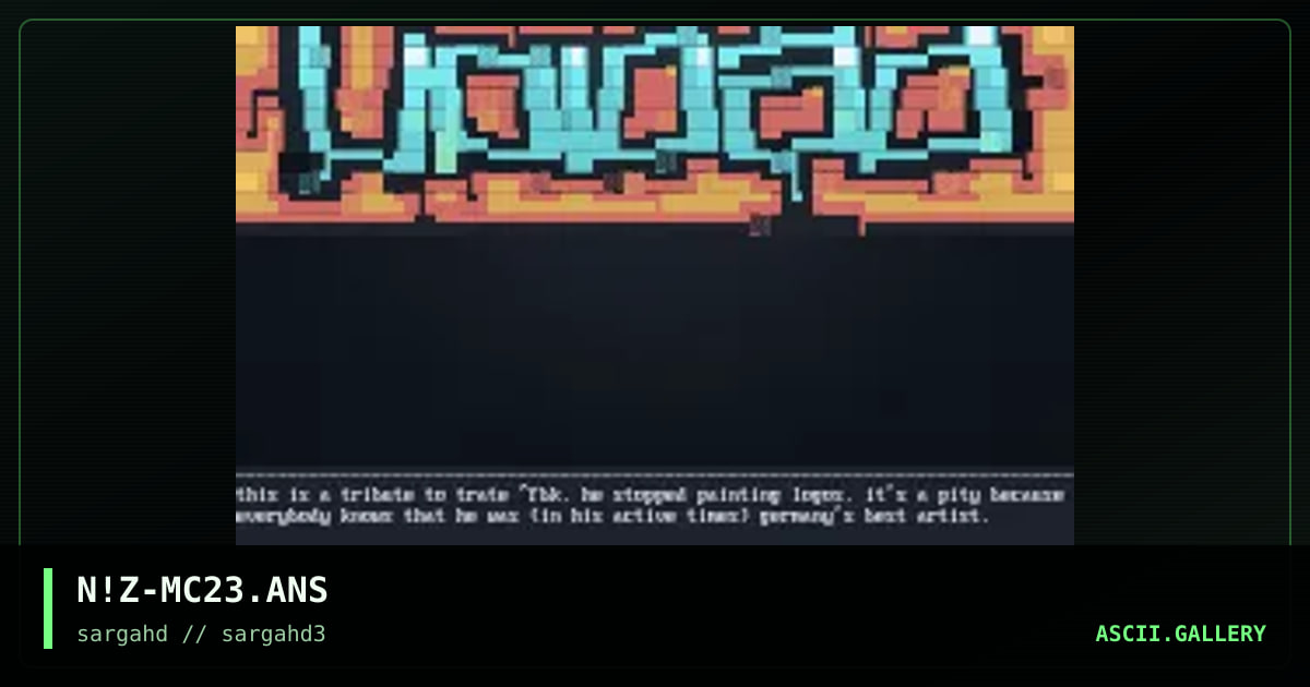 upload, by noize, 1997