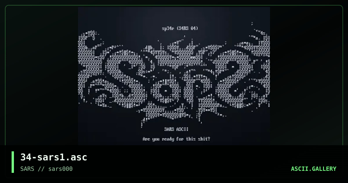 34-sars1.asc, by spear, 2004