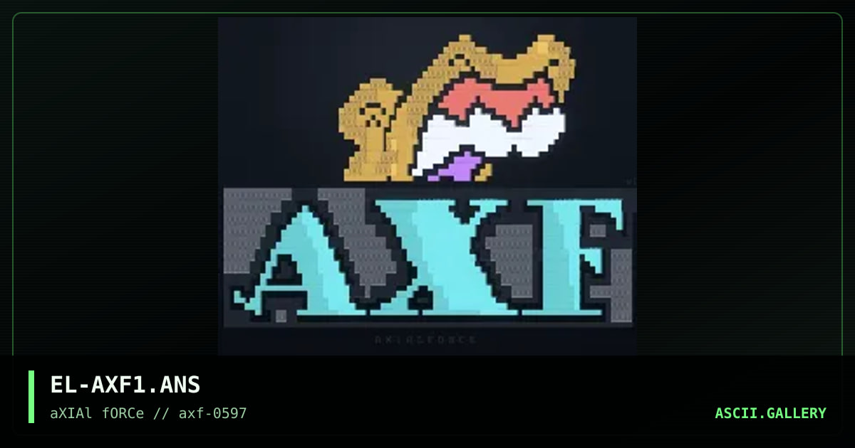 Axial Force logo, by elrond, 1997