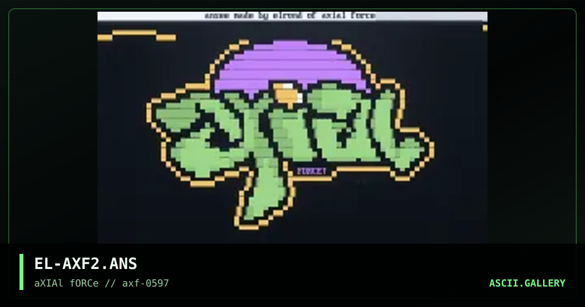 Axial Force, by elrond, 1997
