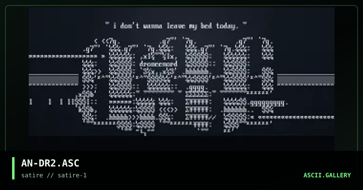 drone!, by anarchist, 1998