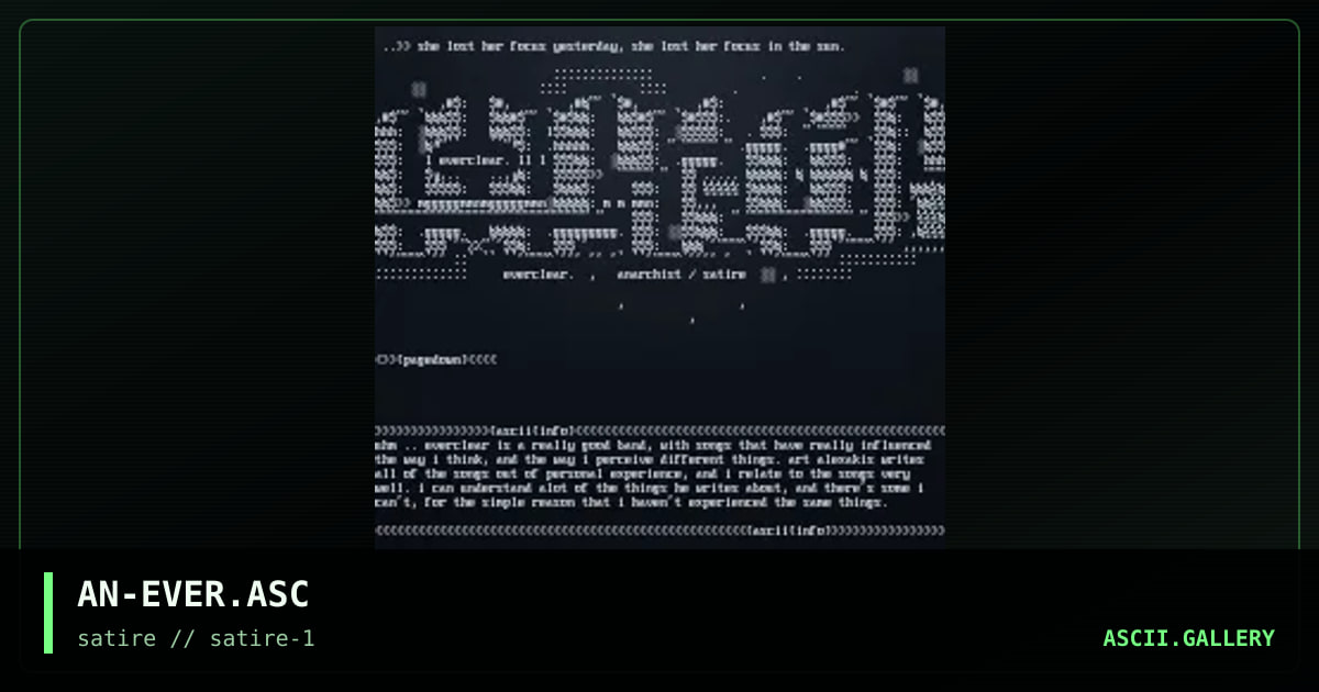 AN-EVER.ASC, by anarchist, 1998