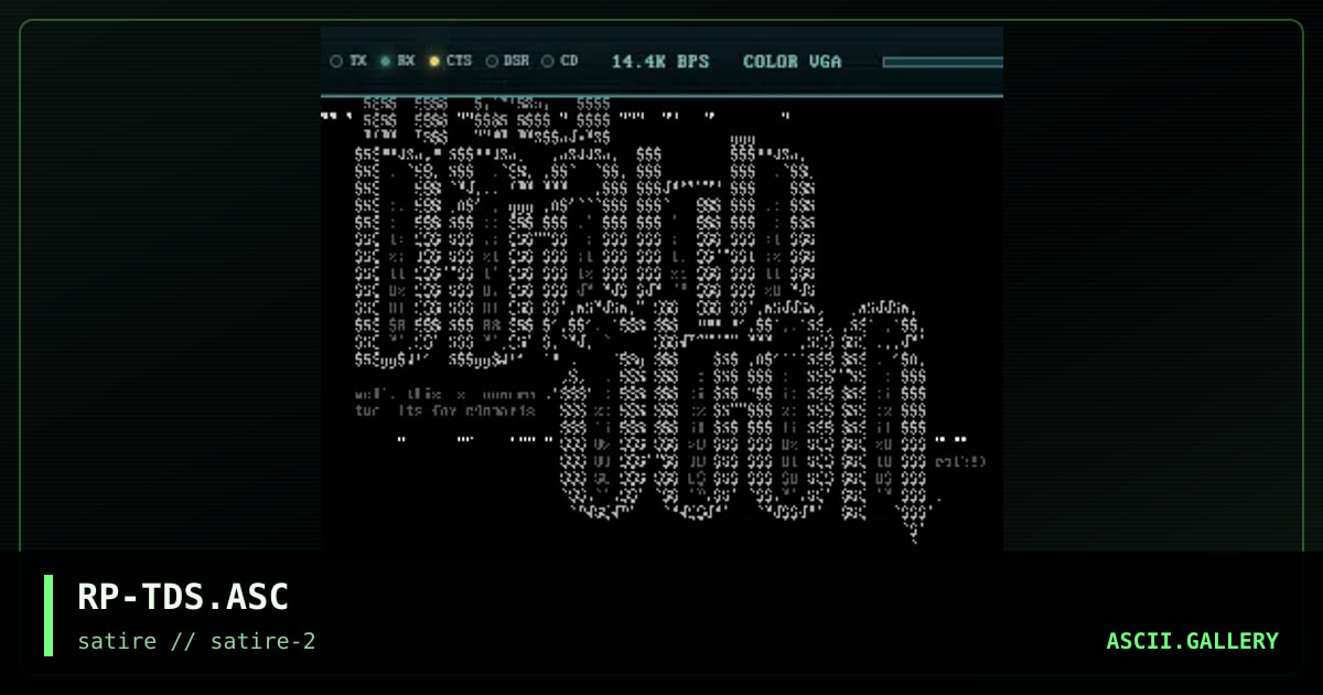 RP-TDS.ASC, by replay, 1998